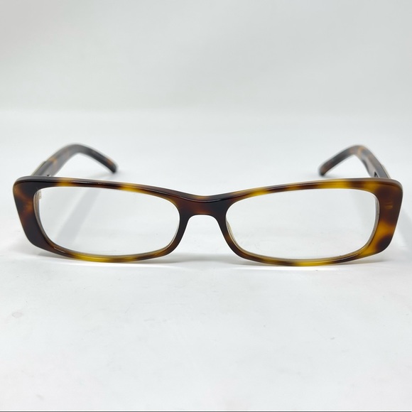 GUCCI GG3071 05L 52 [] 15 135 Havana Tortoise Eyeglasses Frames Italy Gold Logo - Picture 2 of 13